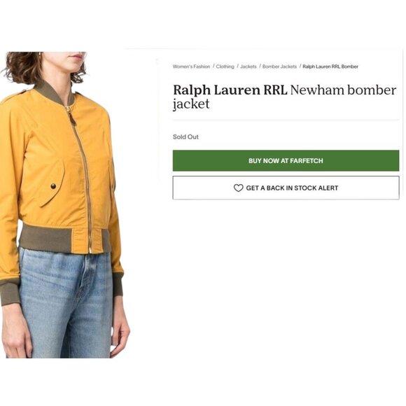 RRL Flight Bomber Jacket Womens Medium / 3 - Picture 14 of 16